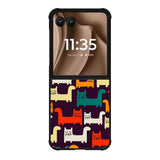 Cat Pattern Motorola Moto RAZR Plus 2025 Case OV6243