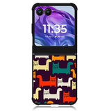 Cat Pattern Motorola Moto Razr Plus 2024 , Moto Razr+ 2024 Case OV6243