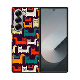 Cat Pattern Samsung Galaxy Z Fold 7 5G Case QC6243