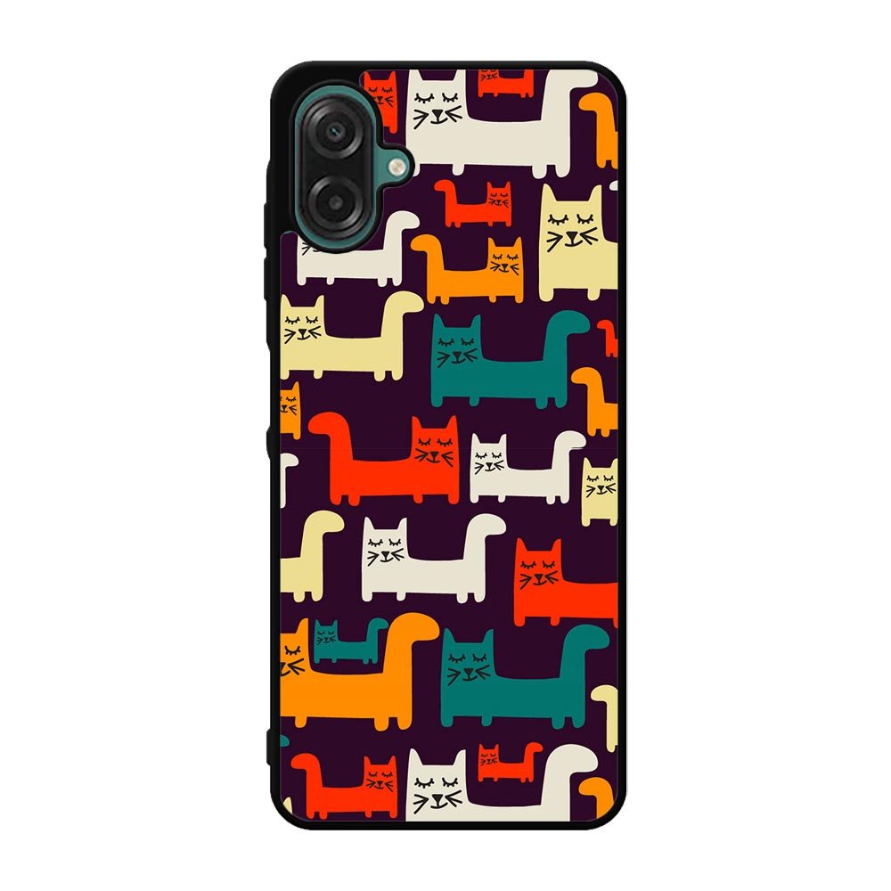 Cat Pattern Samsung Galaxy A07 Case QC6243