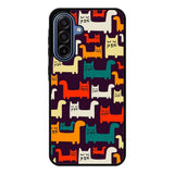 Cat Pattern Samsung Galaxy A17 Case QC6243