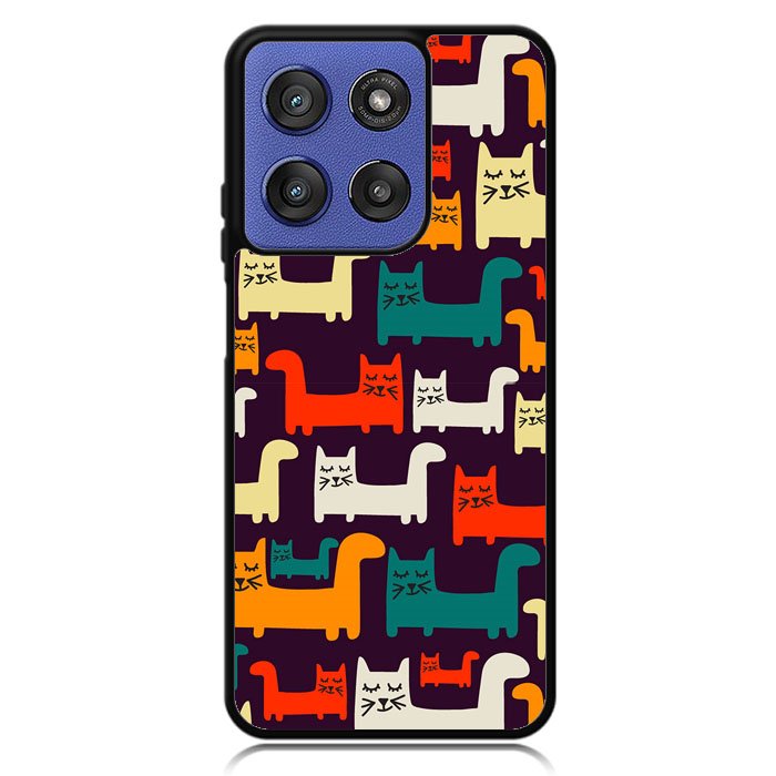 Cat Pattern Motorola Moto G Stylus 5G 2025 Case OV6243