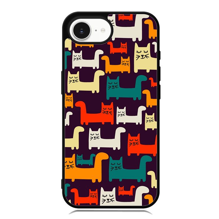 Cat Pattern iPhone 16e Case OV6243