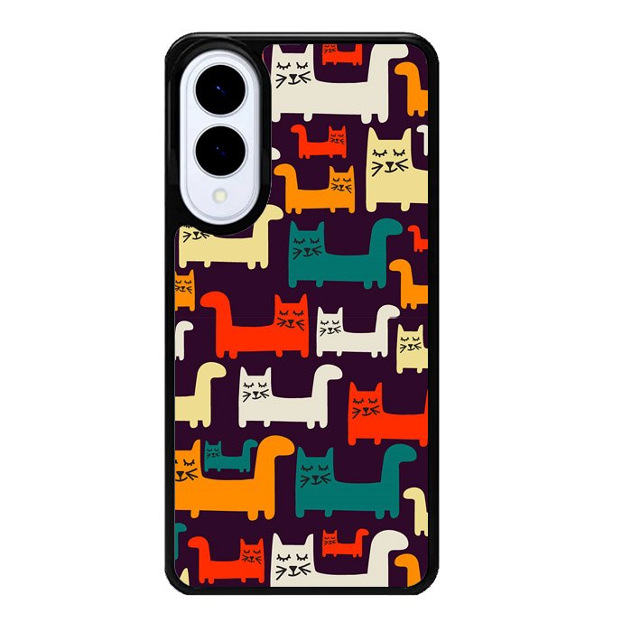 Cat Pattern Samsung Galaxy S25 Edge 5G Case OV6243