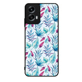 Floral Flower Pattern Motorola Moto G Play 2024 Case OV6372
