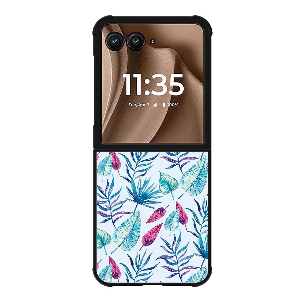 Floral Flower Pattern Motorola Moto RAZR Plus 2025 Case OV6372