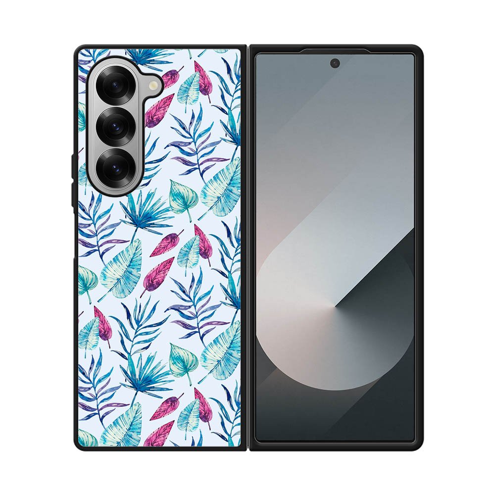 Floral Flower Pattern Samsung Galaxy Z Fold 7 5G Case QC6372