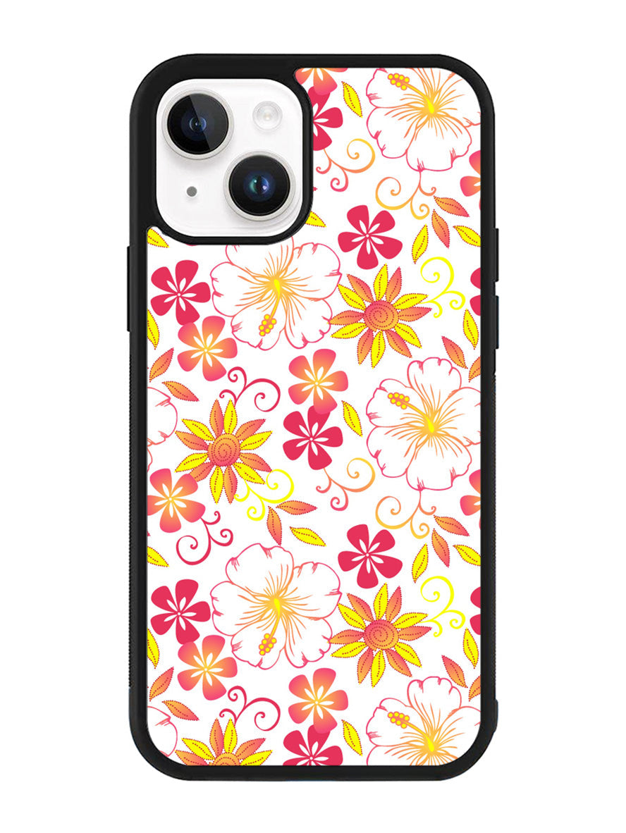 Floral Flower Pattern iPhone 14 Plus Case QC6376