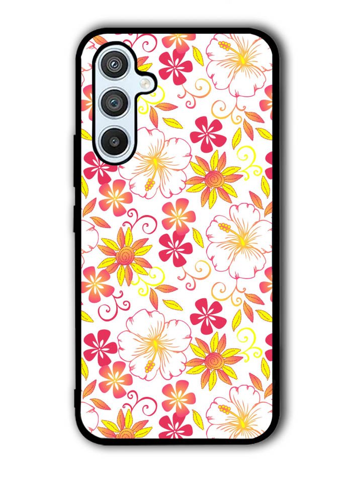 Floral Flower Pattern Samsung Galaxy A14 5G Case QC6376