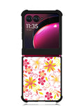 Floral Flower Pattern Motorola Moto Razr Plus 2023 , Moto Razr+ 2023 Case OV6376