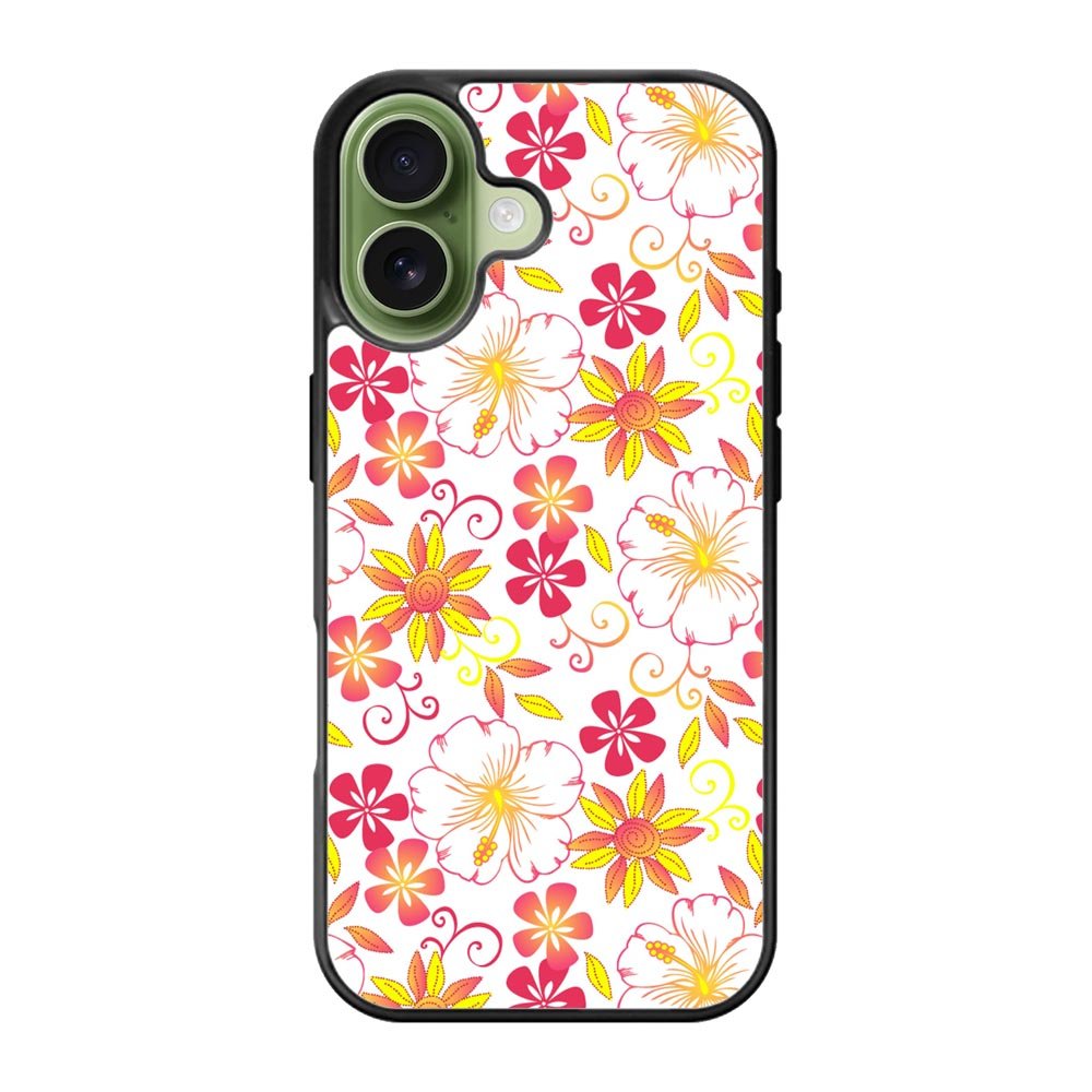 Floral Flower Pattern iPhone 17 Case OV6376