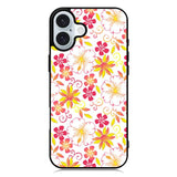 Floral Flower Pattern iPhone 16 Case QC6376