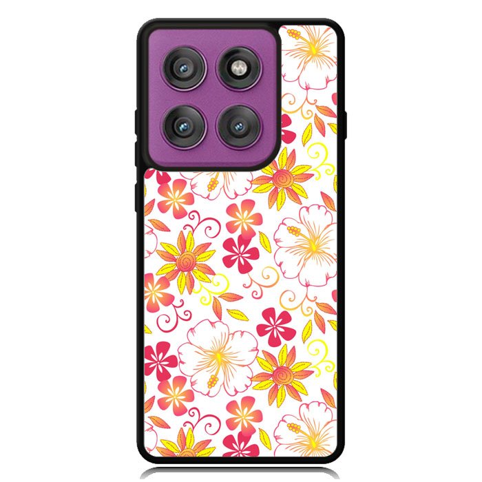 Floral Flower Pattern Motorola Moto Edge 2025 | Moto Edge 60 Fusion | Moto Edge 60 Pro Case OV6376