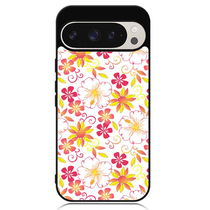 Floral Flower Pattern Google Pixel 9 | Pixel 9 Pro Case OV6376