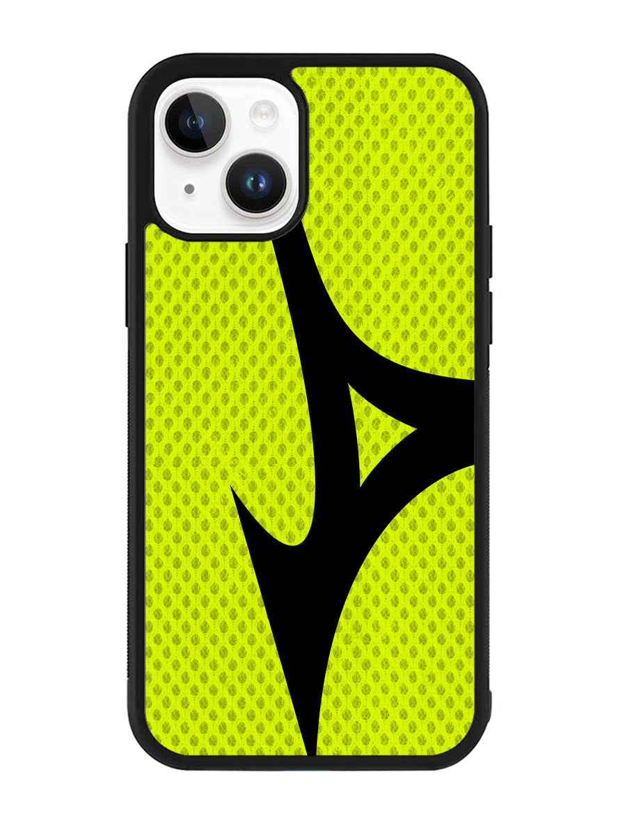 Mizuno Yellow Green iPhone 14 Plus Case QC6534