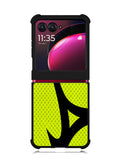 Mizuno Yellow Green Motorola Moto Razr Plus 2023 , Moto Razr+ 2023 Case OV6534