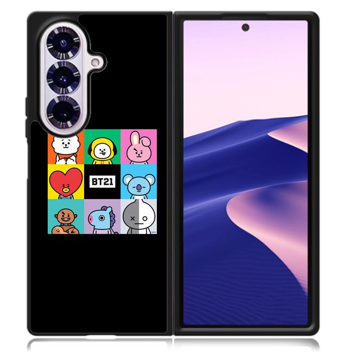 BT21 Samsung Galaxy Z Fold 7 Case OV6229