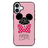 Mickey Minnie Mouse iPhone 16 Case QC3265