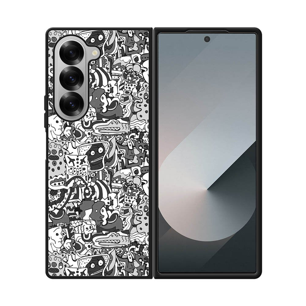 Doodle Samsung Galaxy Z Fold 7 5G Case QC6326