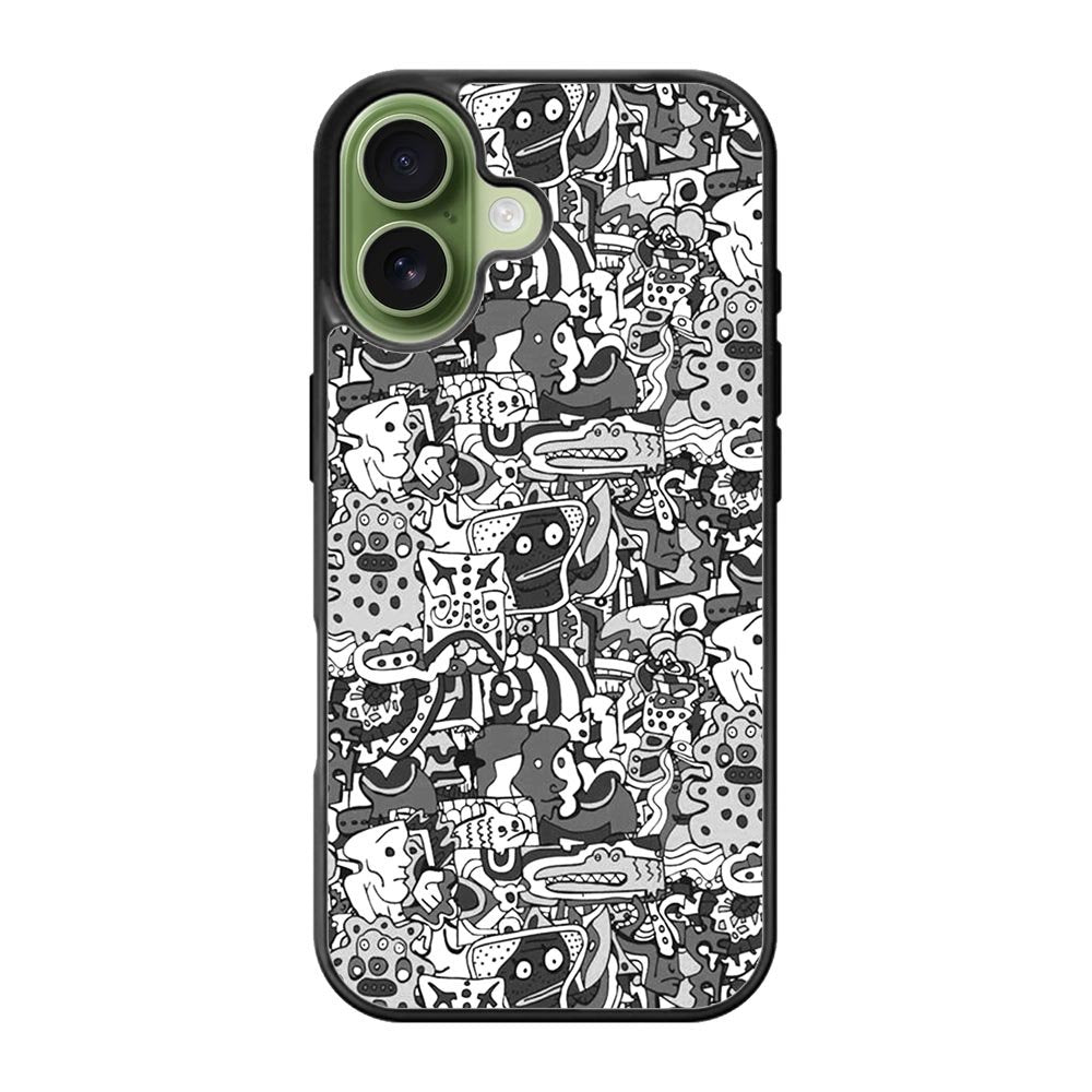Doodle iPhone 17 Case QC6326
