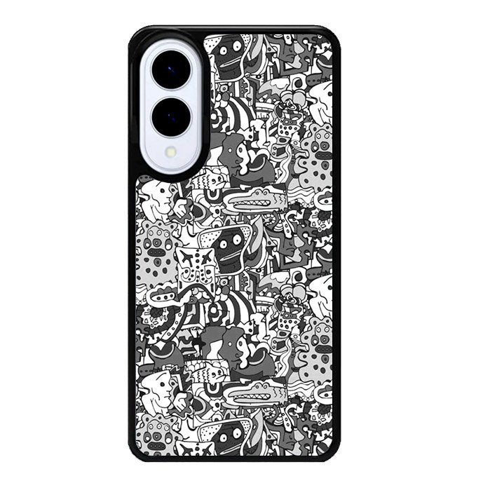 Doodle Samsung Galaxy S25 Edge 5G Case OV6326