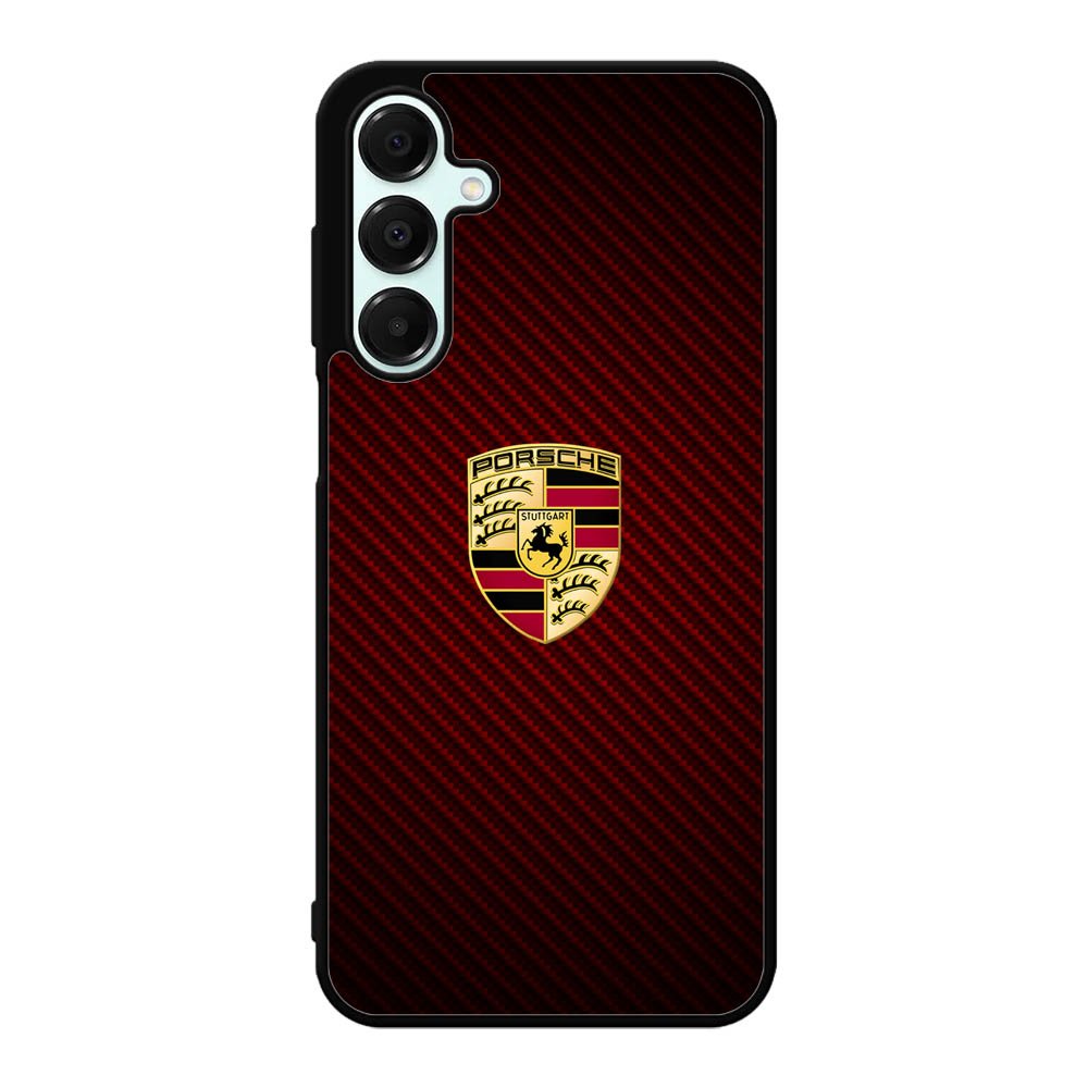 Porsche Logo Carbon Red Samsung Galaxy A16 Case OV4426