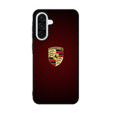 Porsche Logo Carbon Red Samsung Galaxy A36 Case OV6158