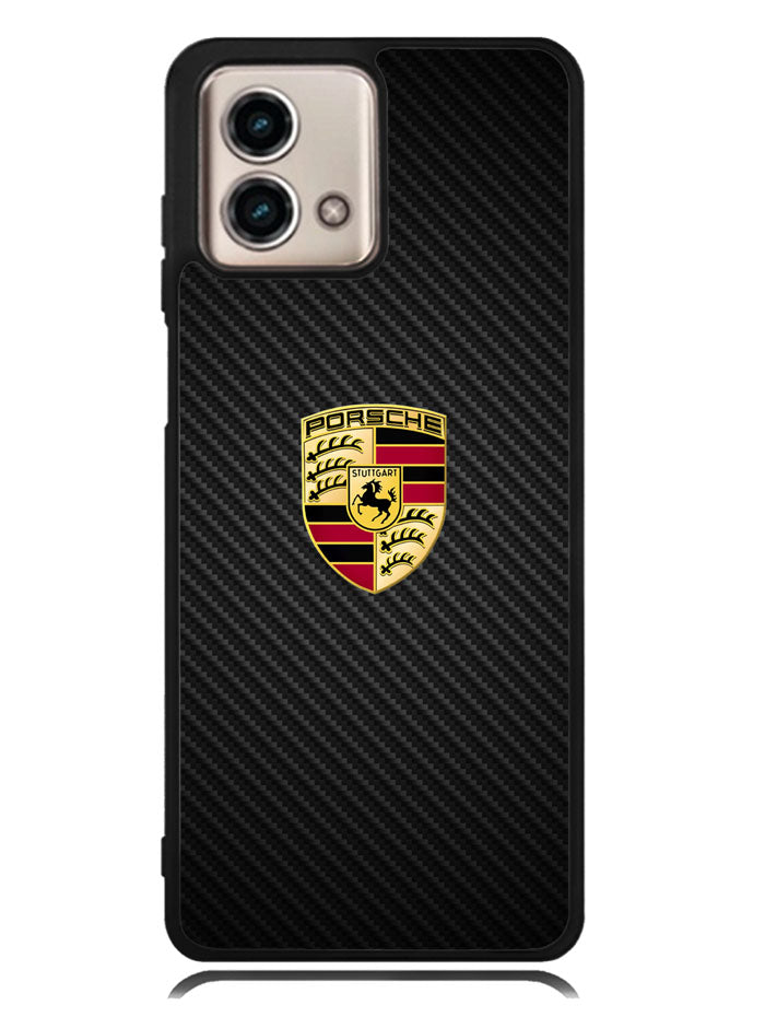 Porsche Logo Carbon Motorola Moto G Stylus 5G 2023 Case