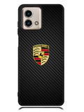 Porsche Logo Carbon Motorola Moto G Stylus 5G 2023 Case