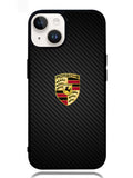 Porsche Logo Carbon iPhone 14 Case OV2846