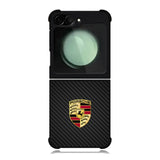 Porsche Logo Carbon Samsung Galaxy Z Flip 6 Case