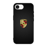Porsche Logo Carbon iPhone 17e Case