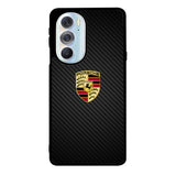 Porsche Logo Carbon Motorola Moto Edge 2022 Case