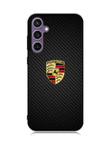 Porsche Logo Carbon Samsung Galaxy S23 FE 5G Case