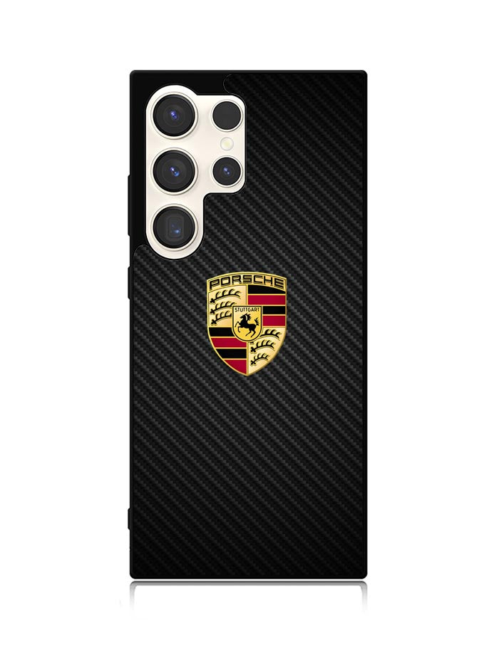 Porsche Logo Carbon Samsung Galaxy S24 Ultra 5G Case