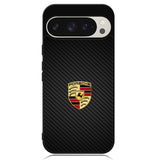 Porsche Logo Carbon Google Pixel 9 | Pixel 9 Pro Case
