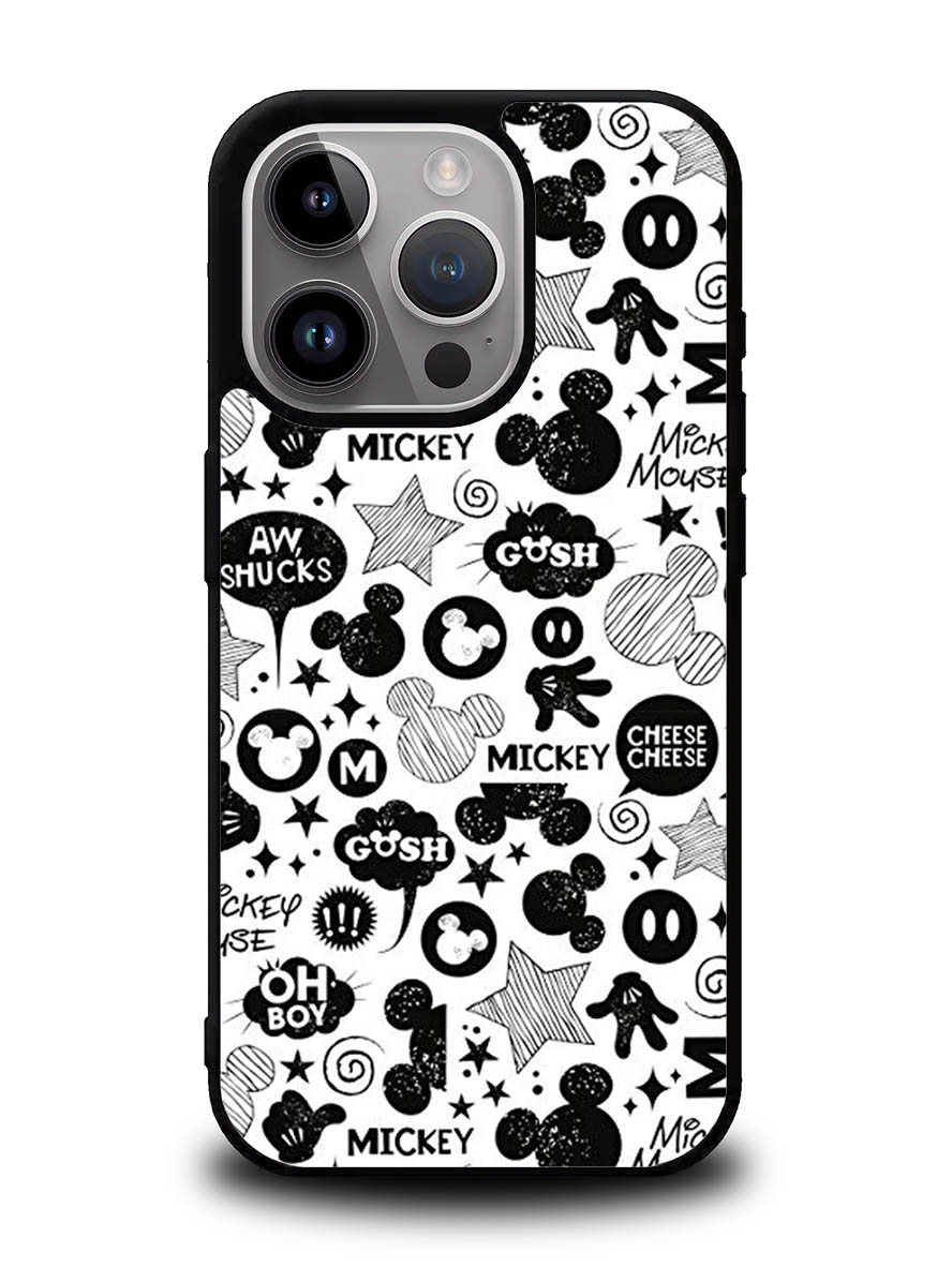 Mickey Mouse Pattern iPhone 16 Pro Max Case OV6523