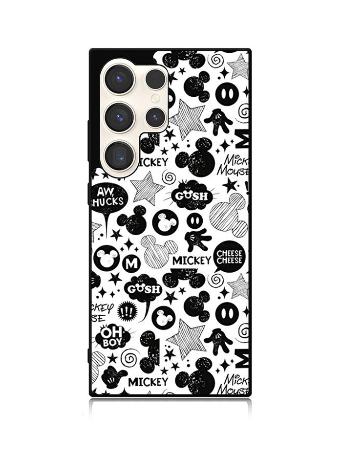Mickey Mouse Pattern Samsung Galaxy S25 Ultra 5G Case QC6523