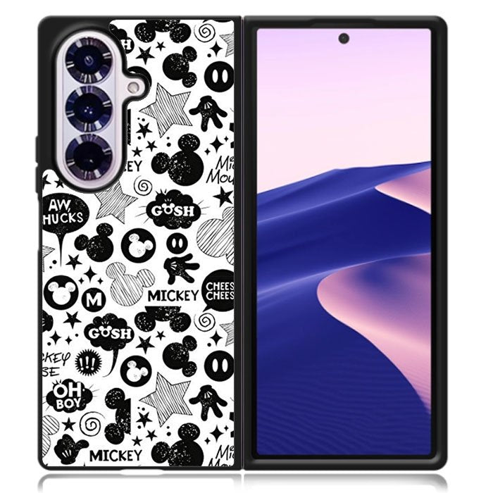Mickey Mouse Pattern Samsung Galaxy Z Fold 7 Case OV6523
