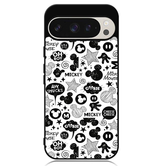 Mickey Mouse Pattern Google Pixel 9 | Pixel 9 Pro Case OV6523