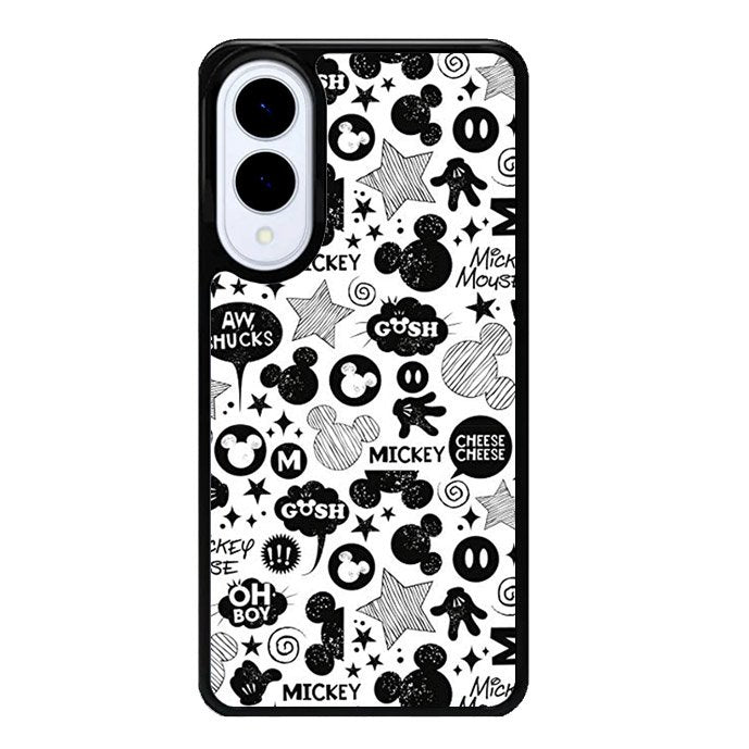 Mickey Mouse Pattern Samsung Galaxy S25 Edge 5G Case OV6523