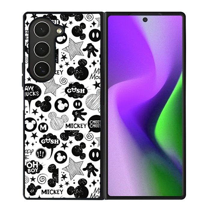 Mickey Mouse Pattern Samsung Galaxy Z Fold 6 5G 2024 Case OV6523