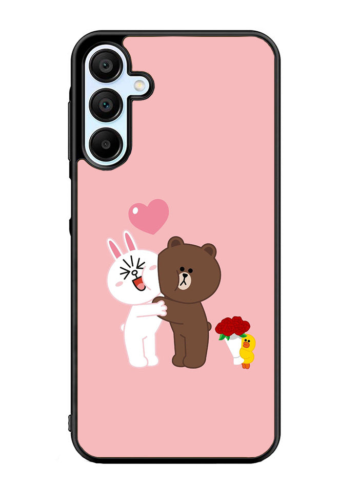 Line Brown Cony Samsung Galaxy A15 5G Case OV6481
