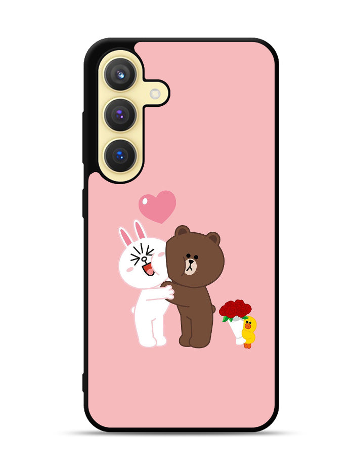 Line Brown Cony Samsung Galaxy S25 Plus 5G , Samsung Galaxy S25+ 5G Case OV6481