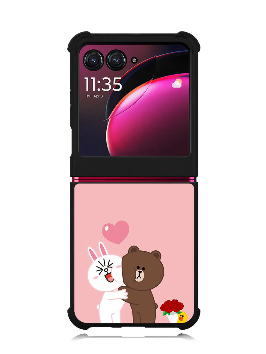 Line Brown Cony Motorola Moto Razr Plus 2023 , Moto Razr+ 2023 Case OV6481