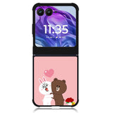 Line Brown Cony Motorola Moto Razr Plus 2024 , Moto Razr+ 2024 Case OV6481