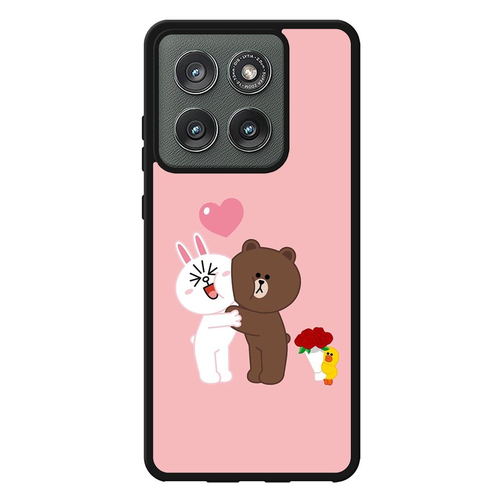 Line Brown Cony Motorola Moto Edge 2025 Case QC6481