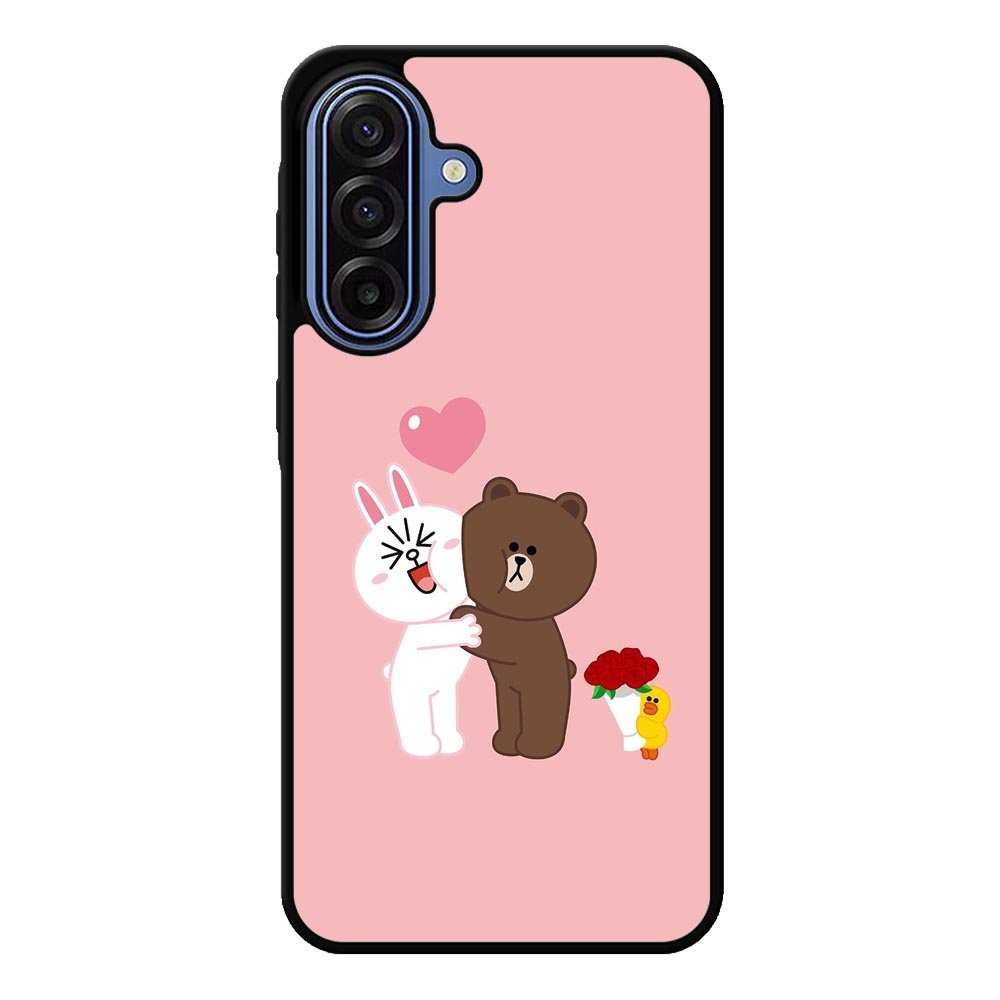 Line Brown Cony Samsung Galaxy A17 Case QC6481