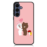 Line Brown Cony Samsung Galaxy S25 FE Case OV6481