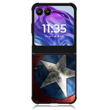 Captain America Shield Motorola Moto Razr Plus 2024 , Moto Razr+ 2024 Case